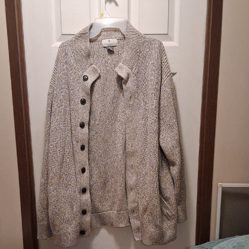 Women's Elegant Knit Button-Up Cardigan